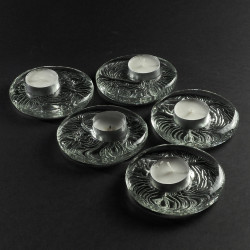 Szklane świeczniki na tealighty