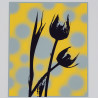 Grafika kolorowa litografia tulipany Arnold Hagstrom