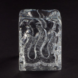 Przyisk do papieru świecznik Kurt Wokan Ingrid Glass