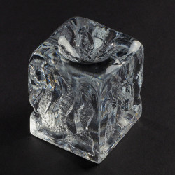 Przyisk do papieru świecznik Kurt Wokan Ingrid Glass