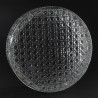 Duża kryształowa misa Ice-Bark Walther Glas