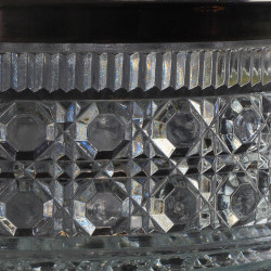 Duża kryształowa misa Ice-Bark Walther Glas