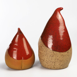 Ceramiczne figurki krasnale Janne Fagerfaldt