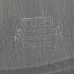 Posrebrzane szklanki taca BSF