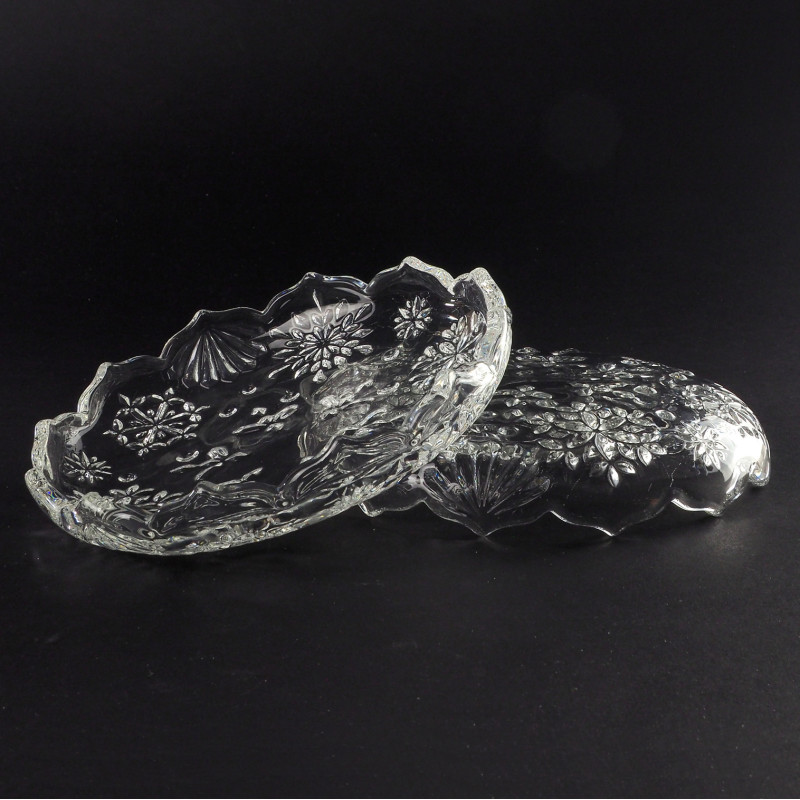 Kryształowe paterki talerzyki Snowflake Mikasa