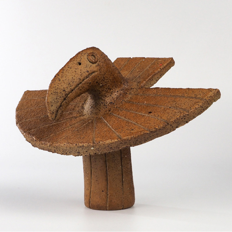 Ceramiczna figura rzeźba Ptak Cheryl Tollefsen
