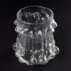 Szklany wazon Rune Strand Sea Kosta Glasbruk