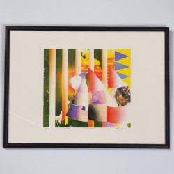 Serigrafia Rund skalle Olle Lindqvist