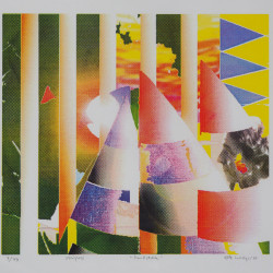 Serigrafia Rund skalle Olle Lindqvist