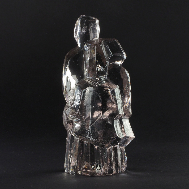Szklana figurka Uno Westerberg Pukeberg