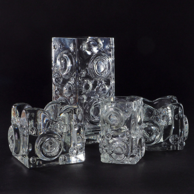 Świeczniki wazony Josef Schott Smalandshyttan