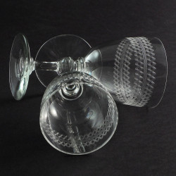 Kieliszki kryształowe, pantograf