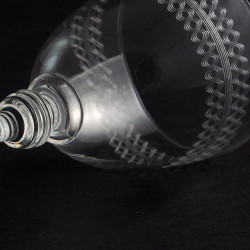 Kieliszki kryształowe, pantograf