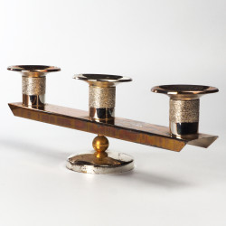 Posrebrzany świecznik BSF