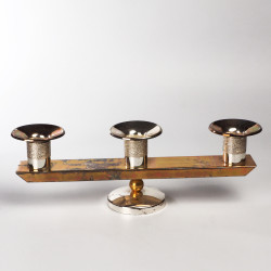 Posrebrzany świecznik BSF