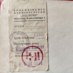 Posrebrzane kieliszki do likieru Żoliborz
