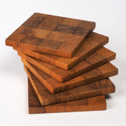 Teakowe podkładki pod napoje