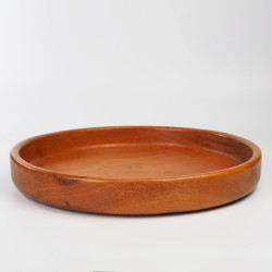 Okrągła taca teak