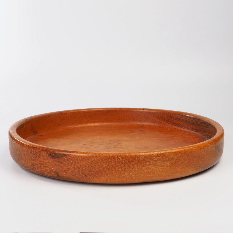 Okrągła taca teak