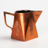 Miedziany garnitur zestaw do kawy herbaty Art Deco