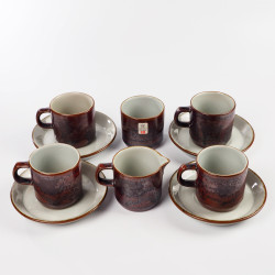 Ceramiczny serwis śniadaniowy kawowy Thule Désirée
