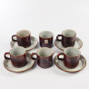 Ceramiczny serwis śniadaniowy kawowy Thule Désirée