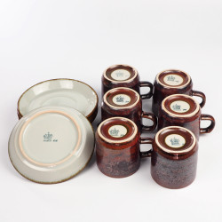 Ceramiczny serwis śniadaniowy kawowy Thule Désirée