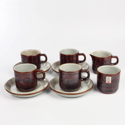 Ceramiczny serwis śniadaniowy kawowy Thule Désirée