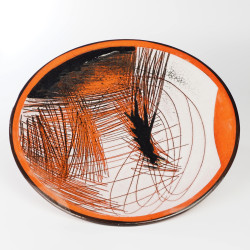 Ozdobny talerz ceramiczny