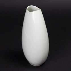 Biały porcelanowy wazon Thomas