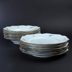 Porcelanowe talerze KP Karlskrona