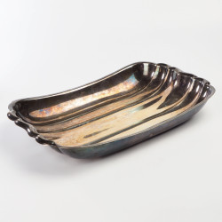 Posrebrzana patera Art Deco