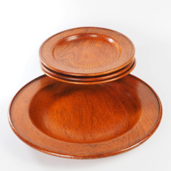 Talerze patera teak