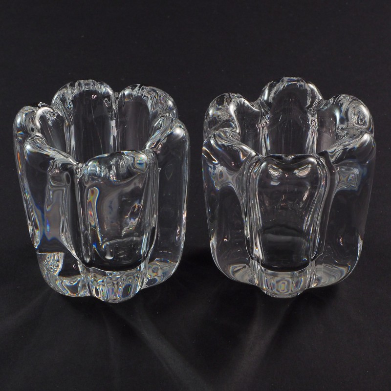 Świeczniki wazoniki Stella Polaris Orrefors