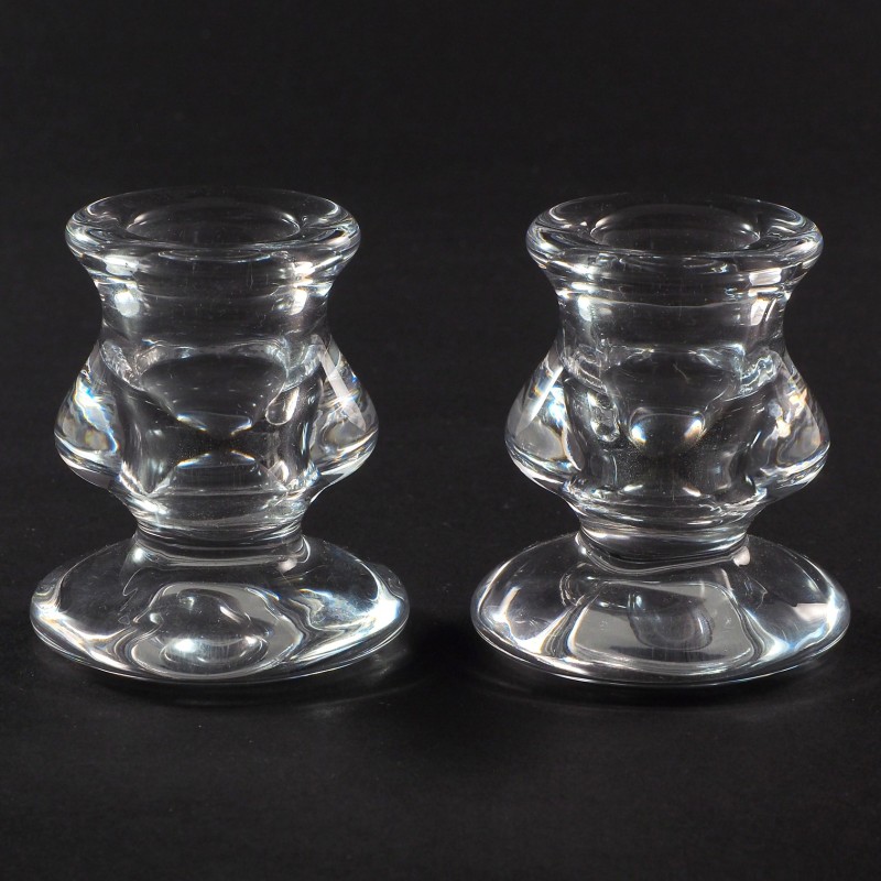 Szklane świeczniki Bolsius